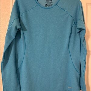 Patagonia Teal Long Sleeve Top